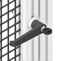 50-020-0 MODULAR SOLUTIONS HANDLE 1/4 TURN LOCKING L-HANDLE W/ CAM